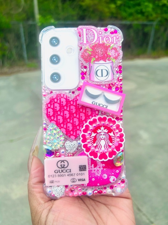 Hand Crafted Other - Galaxy S24 PLUS🩷Bling Phone Case (S24+) Accessories| Gifts| Floral